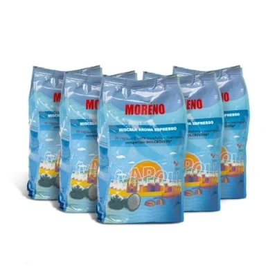 Immagine di CAFFE&#039; MORENO 600 Cialde Caffe Compostabile, Compatibili Con Macchina Caffè Sistema ESE44mm, Cialda Da 7g, Miscela Aroma Espresso