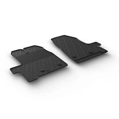 Immagine di Gledring 0279 Set tappetino Gomma 2 nero 750mm 550mm FORD: Transit Custom V362 Van, Bus
