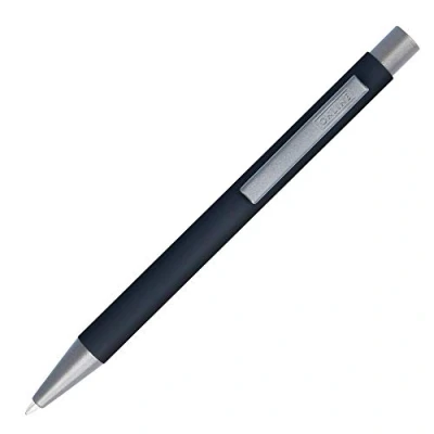 Immagine di Online 21730/3D penna a sfera Soft Metal, in alluminio, sostituibile, inchiostro nero, Pure Black con Softtouch Feeling, clip metallo grigio chiaro, 1 pezzo