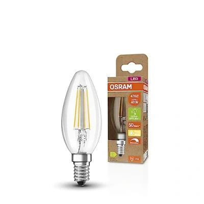 Immagine di OSRAM 4099854065989 LED (monocolore) ERP C (A G) E14 Forma di candela 2.9 W = 40 Bianco caldo (Ø x A) 35 mm dimmerabile 1 pz.