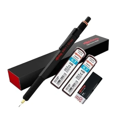 Immagine di rOtring 800+ matita meccanica e stilo touchscreen Twist to Retact HB 0,7 mm Propelling Pencil 2 x 12 m mine Gomma B20