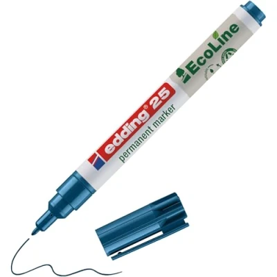 Immagine di Edding e 25 EcoLine 4 25003 Marcatore indelebile Blu resistente allacqua: Sì