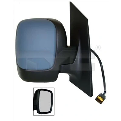 Immagine di Specchio retrovisore esterno Tyc 309 0183 Dx con la prima mano per regolazione elettrica specchio, convesso, termico, sensore temperatura