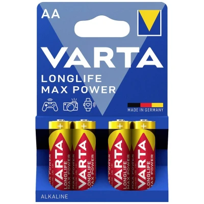 Immagine di VARTA CF4 LONGLIFE MAX POWER ROSSA AA