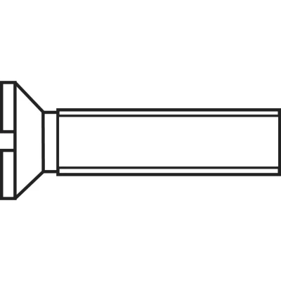 Immagine di TOOLCRAFT M4*8 D963 4.8:A2K 194800 Viti svasate M4 8 mm Taglio DIN 963 Acciaio zincato 100 pz.
