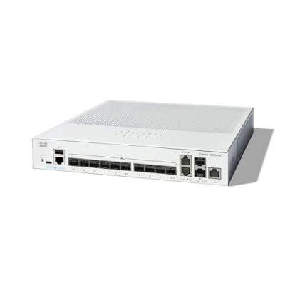 Immagine di Cisco Catalyst 1300 12XS Managed Switch, 10 porte 10G in rame, 2 combinate SFP+ 10GE, protezione limitata a vita (C1300 12XS)