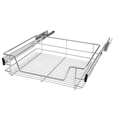 Immagine di TecTake 800306 Cassetti da Cucina con ripiano telescopiche Disponibili in Diverse Misure e Quantità (1x per 60 cm No. 402017)