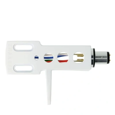 Immagine di THAKKER HS 10 portatestina in Alluminio Bianco Connessione a baionetta SME Cavi Inclusi Aluminium Headshell