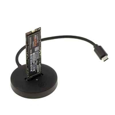 Immagine di KALEA INFORMATIQUE Dock USB per SSD M2 di tipo NVMe. Collegamento USB3.2 Gen2 da 10 GB con connettore C. Supporto UASP e TRIM