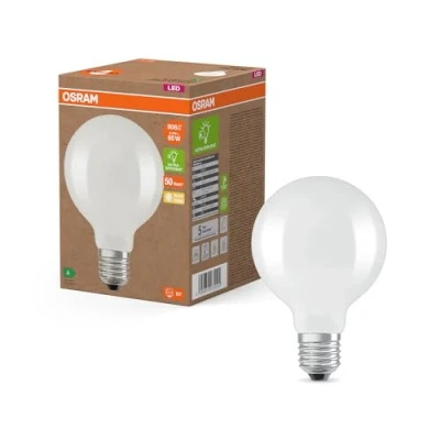 Immagine di OSRAM 4099854235504 LED (monocolore) ERP A (A G) E27 Forma di palla 3.8 W = 60 Bianco caldo (Ø x A) 95 mm 1 pz.