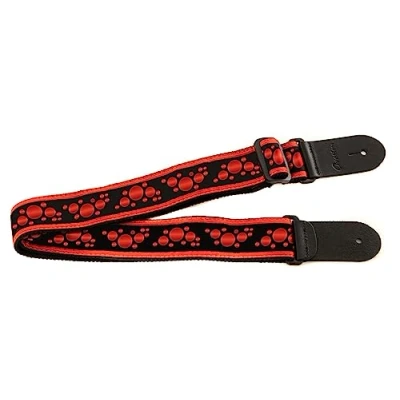 Immagine di Ovation Tracolla per Chitarra, Nylon Signature, Motivo &quot;Multi buca&quot;, ruby red, rosso