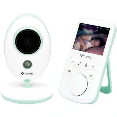 Immagine di truelife NannyCam V24 Pro TLVMMNCV24PWB Babyphone con camera Digitale 2.4 GHz