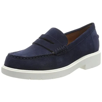 Immagine di Geox Spherica Scarpe senza lacci, Donna, Taglia: 35, Navy Pelle