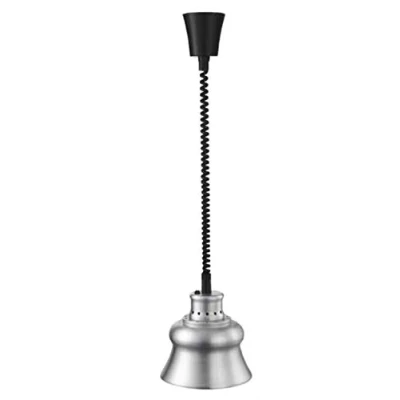 Immagine di Lacor 69266 Lampada riscaldante a infrarossi, Mantiene i piatti caldi, secchi, Con cavo sputo flessibile da 30 110 cm, Include lampadina, cucina professionale, 275W, Alluminio