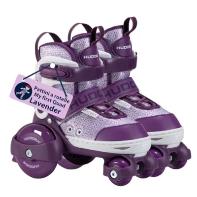 Immagine di HUDORA pattini a rotelle My First Quad in diverse misure e colori di qualità per bambini fino 20kg regolabili sicuri con grandi iniziare