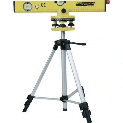 Immagine di Brüder Mannesmann M81125 Livella manuale con laser incl. treppiede 40 cm 30 m 0.5 mm/m