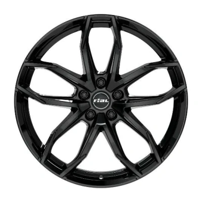 Immagine di RIAL 5 fori 16Inch 100mm cerchio in lega Lucca nero LUC65647V72 6 Cerchione