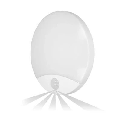Immagine di Miratic Lampada con Sensore di Movimento 1050lm 4000K Plafoniera Led Parete IP44 Luce Policarbonato Colore Latte Ideale per Scale Corridoi Magazzini Cantine Garage