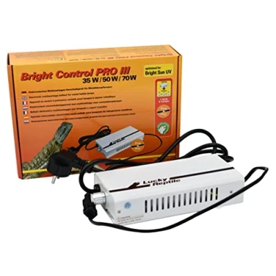 Immagine di Lucky Reptile Bright Control PRO III Alimentatore multiwatt per lampade a vapori Metallici elettronico Sun Accessorio Luce terrario 70/100/150 Watt