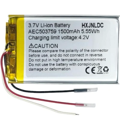 Immagine di DC 3.7V AEC503759 1500mAh li Ion Lithium Polymer Battery Replacement per Steelseries Arctis 1 3 7 Wireless Gaming Headset
