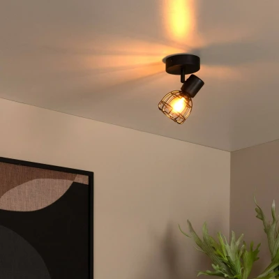 Immagine di Lucide Faretto a soffitto Filox, nero, 1 luce