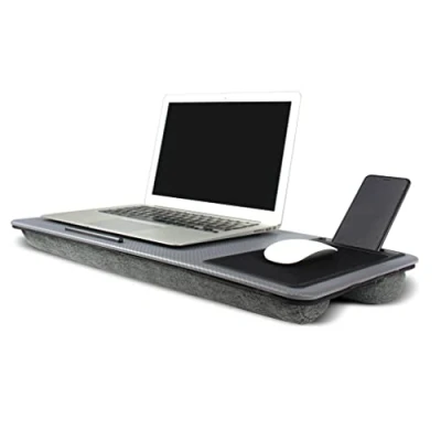 Immagine di InGenious Grande vassoio da scrivania portatile con cuscino di supporto per computer