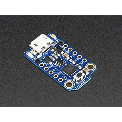 Immagine di Adafruit Scheda di sviluppo Trinket Mini Microcontroller 3.3V Logic MicroUSB AVR® ATtiny ATtiny85