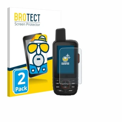 Immagine di brotect Pellicola Protettiva Opaca per Garmin GPSMAP 66i Anti Riflesso (2 Pezzi)