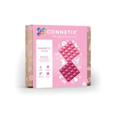 Immagine di CONNETIX Pastello Rosa e Bacche Pacchetto Piastra di Base, 2 Pezzi