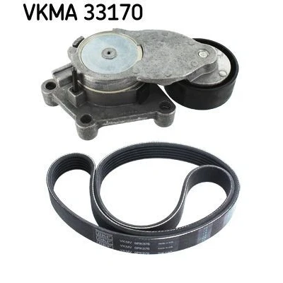 Immagine di SKF VKMA 33170 Kit cinghie Poly V CITROËN: C4 I Grand Picasso, Picasso 1, Berlingo II Van