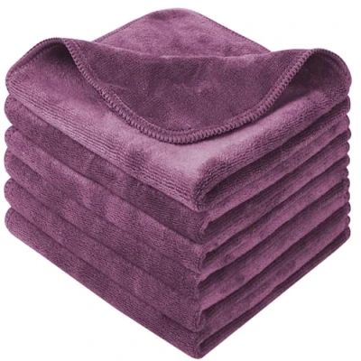 Immagine di Panno Struccante per il Viso in Microfibra Pulizia Solo con Acqua 30cm x 3 pezzi Colore Bianca (Fucsiax3)