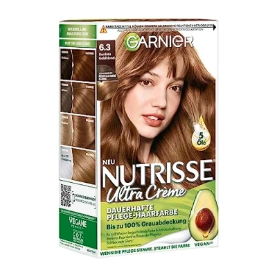 Immagine di Garnier Nutrisse Creme Coloration scuro rosso ciliegia 3.5/colorazione per capelli permanente colore dei (con 3 naehrenden Oli) X 1 pezzi