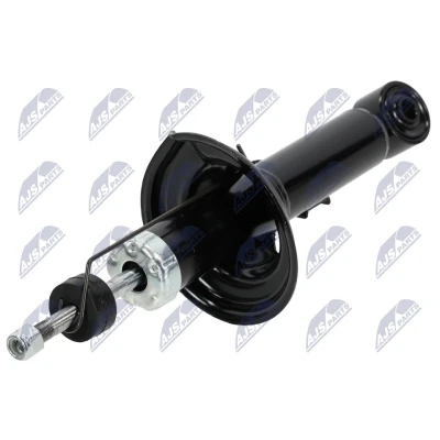 Immagine di NTY A TY 027 Ammortizzatore Assale anteriore Sx pressione del gas con reggimolla Spina superiore, Occhiello inferiore