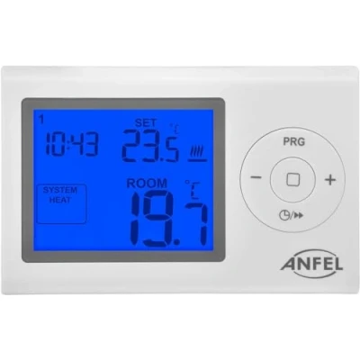 Immagine di PP1466A Cronotermostato Digitale EASY Estate/Inverno con programmazione giornaliera/settimanale DISPLAY GRANDE 3&quot;