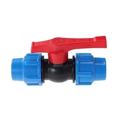 Immagine di TOOLSTAR valvola a sfera in plastica, polietilene media densità, giunto compressione con linea per l&#039;uso tubo dell&#039;acqua da 20 mm, 25 32 mm