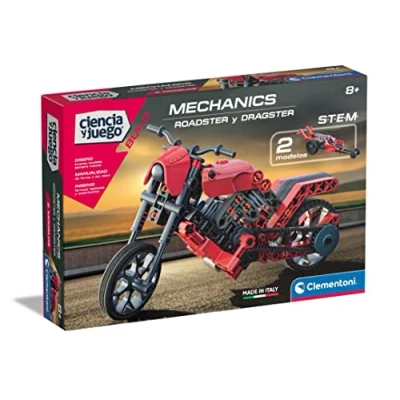 Immagine di Clementoni Mechanics Roadster and Dragster Gioco educativo di scienze, multicolore, medio (55490)