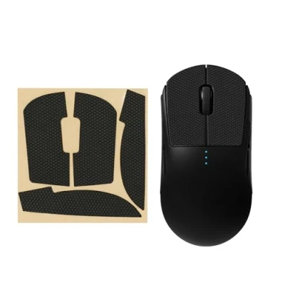 Immagine di kwmobile Nastro Antiscivolo per Mouse da Gioco Compatibile con Logitech G Pro Wireless 1 Griptape Facile Applicare e Sottile 0,5 mm nero