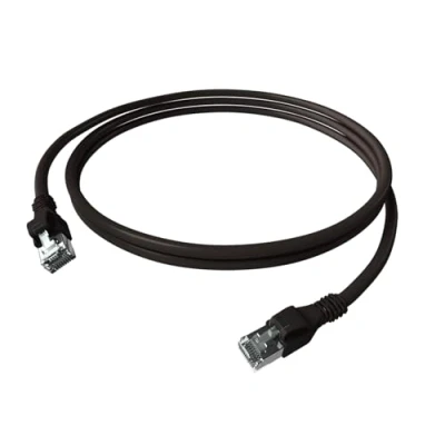 Immagine di Easylan CPP1OSASAS0030 RJ45 cavo di rete, patch CAT 6A S/FTP 3 m Nero 1 pz.