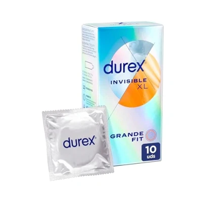 Immagine di Durex preservativi invisibile XL, ultra sottile progettato per massimizzare le sensazioni, 10 XL