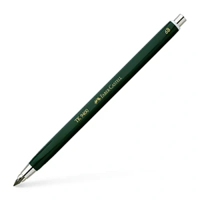 Immagine di Faber Castell 139406 Matita a scatto TK 9400, spessore mina: 3,15 mm, durezza: 6B, colore fusto: verde