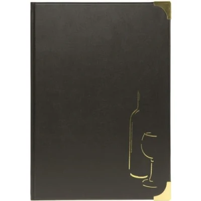 Immagine di Securit Carta dei Vini, PVC, Nero, A4