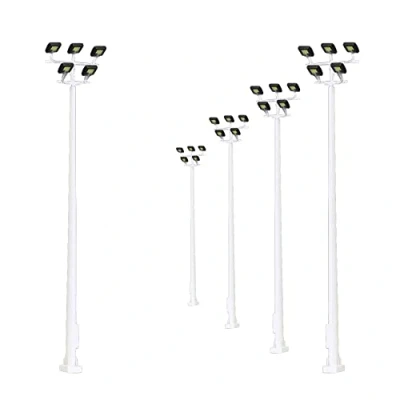 Immagine di Evemodel 2pcs N Scala 1:150 Playground Lights Plaza Lamppost Cinque leds 10cm Mode