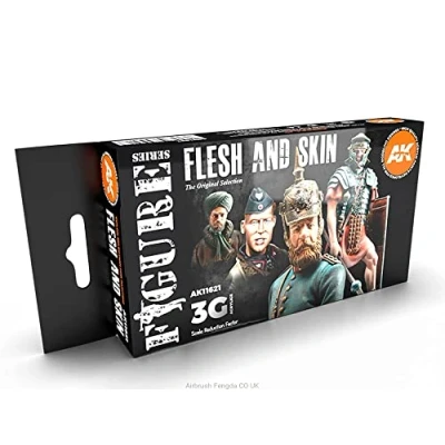 Immagine di AK Interactive AK11621 Flesh and Skin Colors Set (The Original Selection) 6x17ml