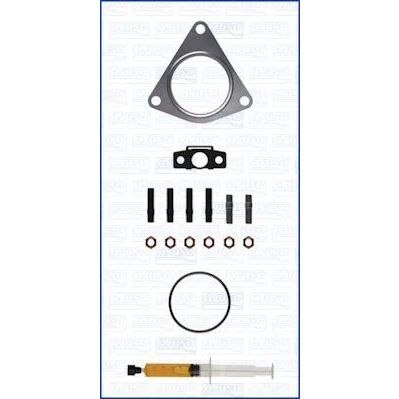 Immagine di AJUSA JTC11833 Kit montaggio, Compressore with studs, syringe oil con guarnizioni istruzioni montaggio AUDI: A4 B8 Avant, Q5, A5 Coupe