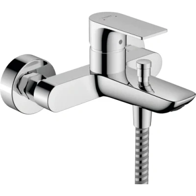 Immagine di hansgrohe Rebris E Miscelatore monocomando vasca da esterno, rubinetto per bagno a 2 funzioni, cromo