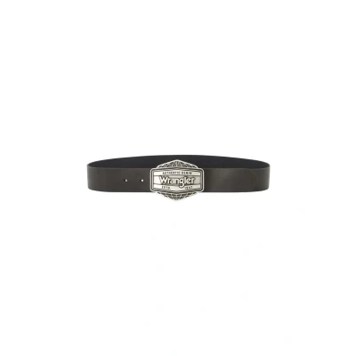 Immagine di Wrangler Big Buckle Belt Cintura, Nero, 100 cm Uomo