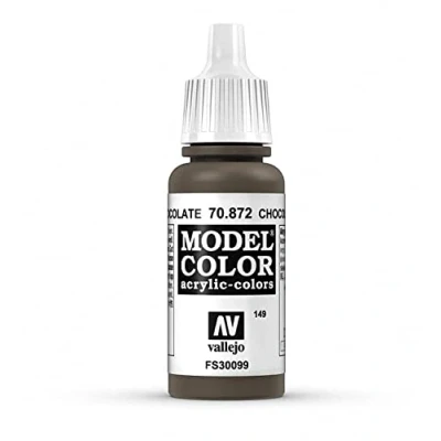 Immagine di Vallejo 70.872 Colore Acrilico Opaco , Marrone (Chocolate Brown), 17 ml, 1 Pezzo