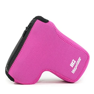 Immagine di MegaGear Custodia in Neoprene compatibilie con Sony Alpha A6400, A6500 (up to 16 70mm lens) Rosa