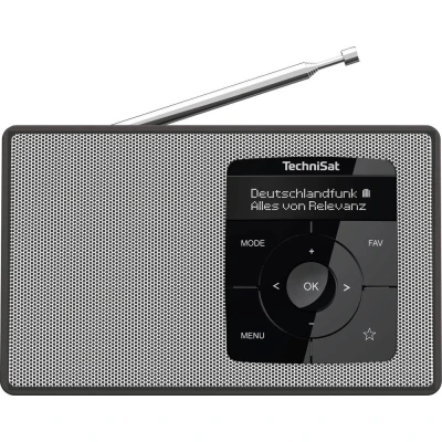 Immagine di TechniSat DIGITRADIO 2 Radio da tavolo DAB+, FM FM, Bluetooth Funzione allarme Nero/Bianco