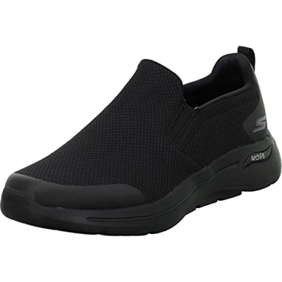 Immagine di Skechers GO WALK ARCH FIT TOGPATH, Scarpe Da Ginnastica Uomo, Black Textile Synthetic Trim, 45.5 EU